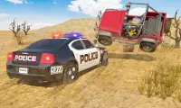 Offroad Jeep Prado Driving - Police Chase Games Screen Shot 2