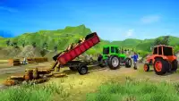 Traktor pertanian panen panen permainan mengemudi Screen Shot 0
