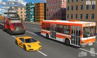 Racing In Bus 3D Screen Shot 0