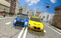 Drive Police Car Gangsters Chase : 2021 Free Games Screen Shot 2