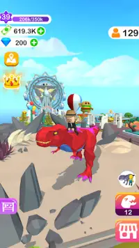 Dino Tycoon - Gim Membangun 3D Screen Shot 3
