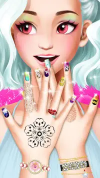 Nail salon game - Manicure games for girls Screen Shot 0