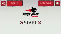 ninja jump runner Screen Shot 0