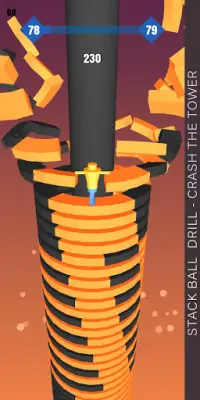 Stack Ball : Drill & Crash 3d helix jump tower Screen Shot 0