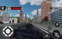 Police Car Gangster Action moderne Commando Combat Screen Shot 3