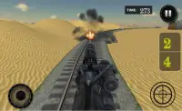 Gunship Bullet Train: Hürden Screen Shot 5