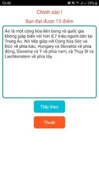 Câu đố địa lý Screen Shot 5