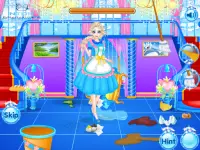 Elsas Clean Up - Dress up games for girls/kids Screen Shot 0