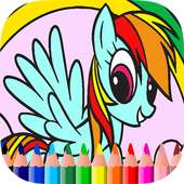 Coloring little pony game