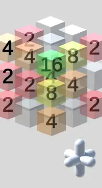 3D 2048 Screen Shot 0