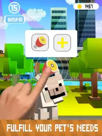 My Virtual Blocky Dog 3D - Take Care of a Pet! Screen Shot 10