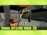 Zombie Invasion Sniper 3D Screen Shot 2