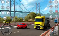 euro camión conduciendo juegos Screen Shot 0