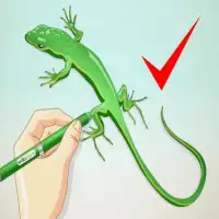 How to Draw a Lizard Screen Shot 0