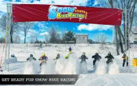 Nieve bicicletas Drift Racer Fiebre trucos de 2018 Screen Shot 1