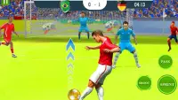 Real Football Striker:Free kick Soccer League 2021 Screen Shot 1