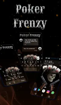 Poker Frenzy Animated Keyboard   Live Wallpaper Screen Shot 0