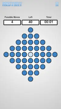 Peg Solitaire Free (Solo Noble) - A classic puzzle Screen Shot 3