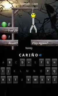 Spanish Hangman Screen Shot 1