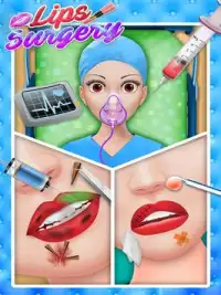 唇の手術と変身ゲーム：女の子の化粧ゲーム Screen Shot 5