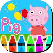 Coloring Book Peppy Pig