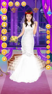 Princess Wedding Games-Girls Game-Model Dress Up Screen Shot 2