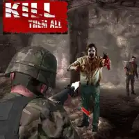 Zombie War 3D - full monsters horde action game Screen Shot 3