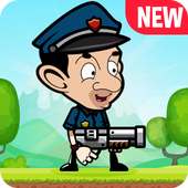 Shooter Mr Bean Run - Policeman Adventure