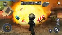 Stickman Fire Survival Battleground Screen Shot 4