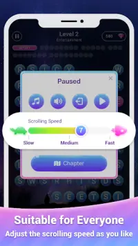 Scrolling Words Bubble Game Screen Shot 4