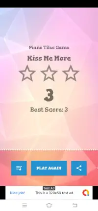 Doja Cat Kiss Me More Piano Tiles Game Screen Shot 2