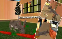 Pet Tavşan vs Köpek Saldırı 3D Screen Shot 12