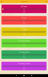 Cuestionario de Geografía Países, Mapas, Capitales Screen Shot 22