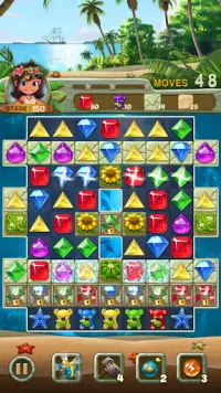 Paradise Jewel: Match-3 Puzzle Screen Shot 4
