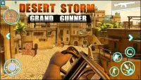 desert storm grand artillero FPS juego : Real Game Screen Shot 0