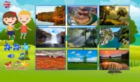 Puzzles for kids: landscapes Screen Shot 1