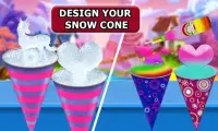 Снежный радужный ледяной конус: ледяная конфета Screen Shot 1