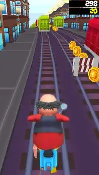 Motu Subway Run - Patlu Hindi and Urdu Cartoon Screen Shot 1