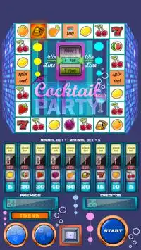 slot machine cocktail party Screen Shot 2