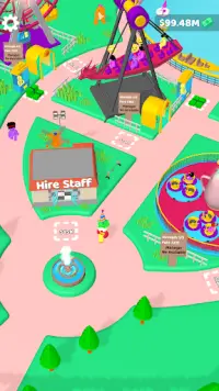 Sim Sim:Arcade idle Theme Park Screen Shot 0