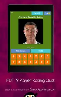 FIFA 19 Rating Quiz - Insane FUT 19 Pro Quiz Screen Shot 16