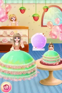 Queen Skirt Cake Making Screen Shot 3