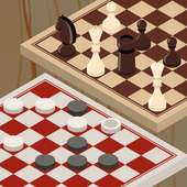 Checkers and Chess: 1 or 2 players