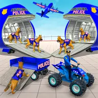 Jeux chiens police transports Screen Shot 7