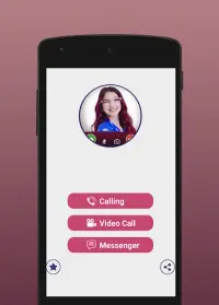 Luluca Fake Video Call Screen Shot 0
