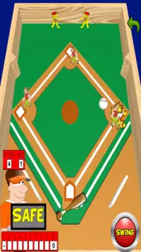 Tiny  Baseball, Flip Baseball Screen Shot 1