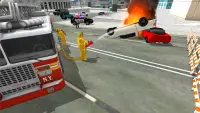 Fire Truck Rescue Simulator Screen Shot 1