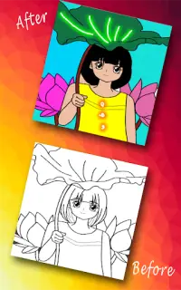 Paint The Sketch - A Coloring Game For Kids Screen Shot 3