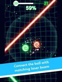 Bolas VS Lasers: Um jogo de reflexos Screen Shot 7