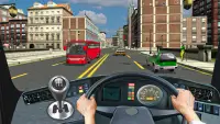 Offline City Bus Driving Games Screen Shot 0